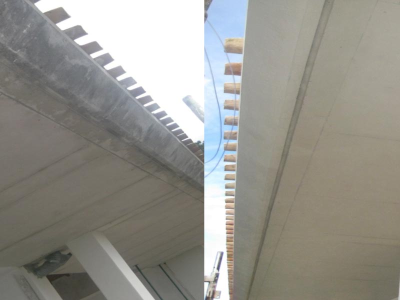 TRATAMIENTO DE ESTRUCTURAS EXTERIORES CON VELADURA DE HORMIGÓN 